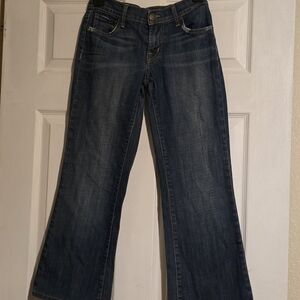 Fossil Dark Blue Flare Women's Jeans